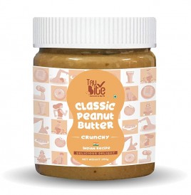 Trubite Classic Peanut Butter Crunchy  Plastic Jar  350 grams
